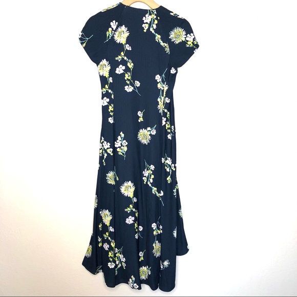 SOLD Free People Floral High Low Midi Dress - Picture 8 of 10